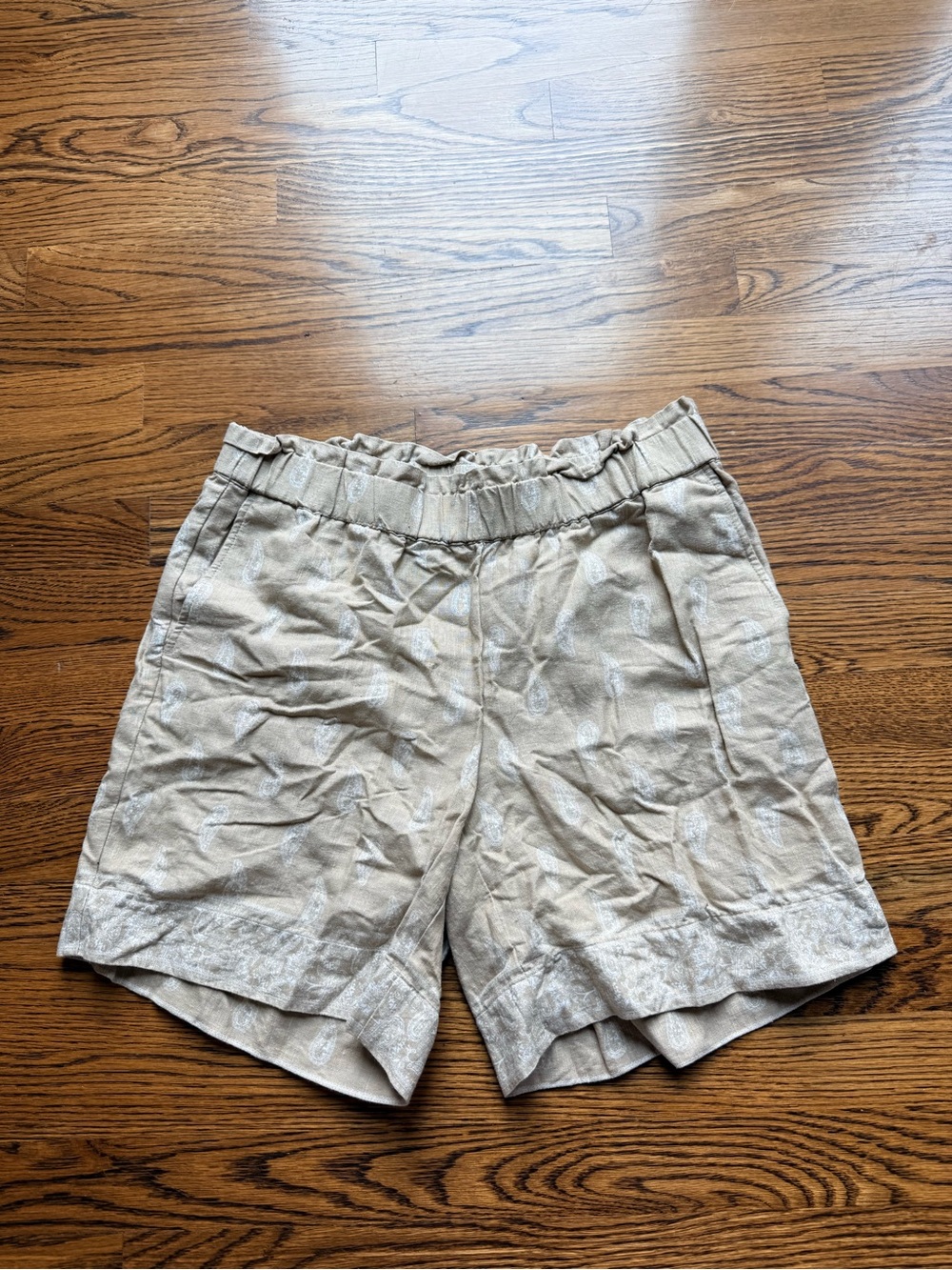 Jjill Linen/lenzing shorts . 7” inseam. Elastic waistband. Pockets. EUC size S